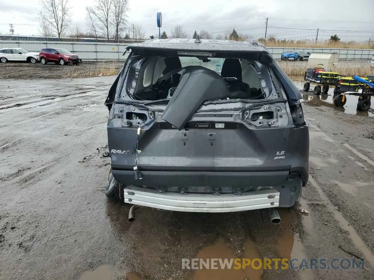 6 Photograph of a damaged car 2T3F1RFV3KC008091 TOYOTA RAV4 2019