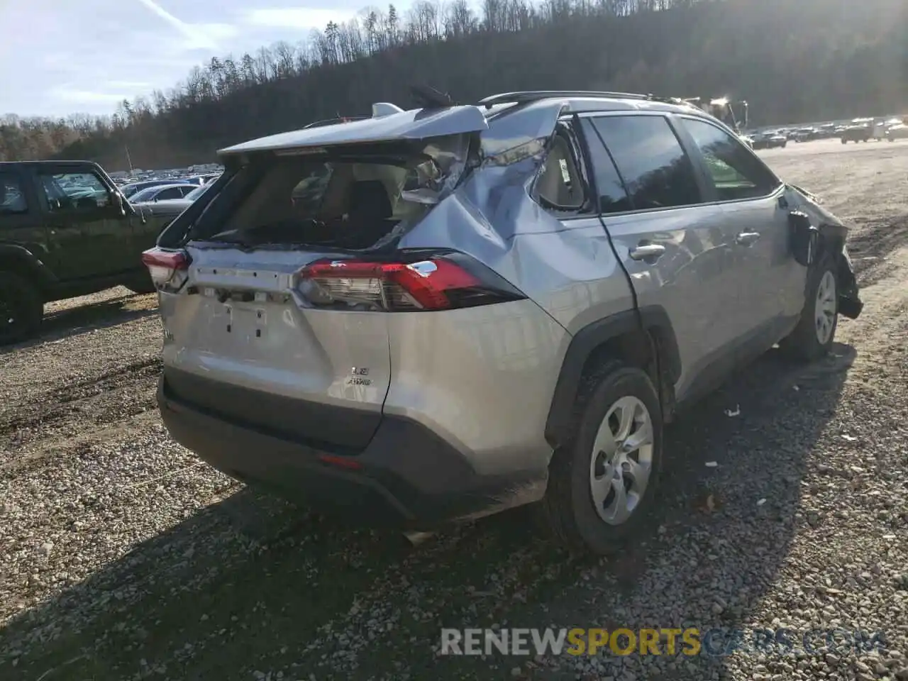 4 Photograph of a damaged car 2T3F1RFV3KC028602 TOYOTA RAV4 2019