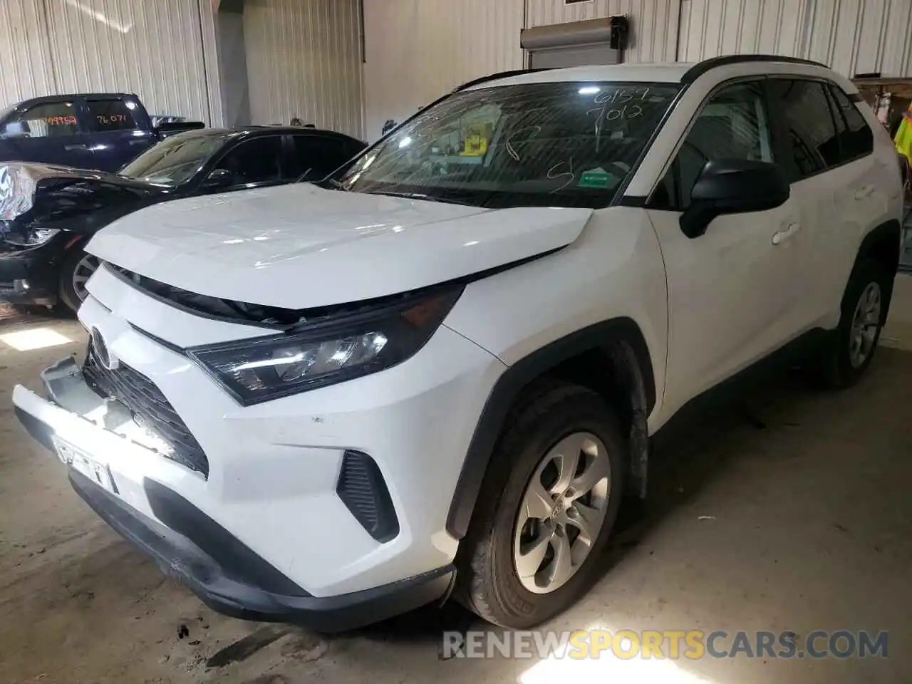 2 Photograph of a damaged car 2T3F1RFV3KC045996 TOYOTA RAV4 2019