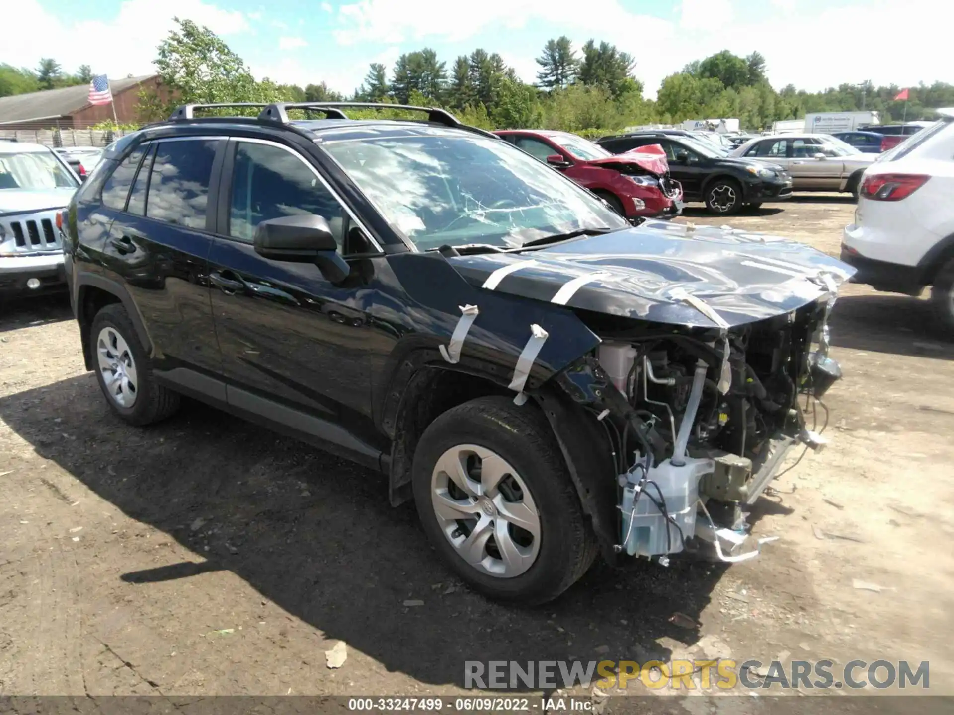 1 Photograph of a damaged car 2T3F1RFV3KW038030 TOYOTA RAV4 2019