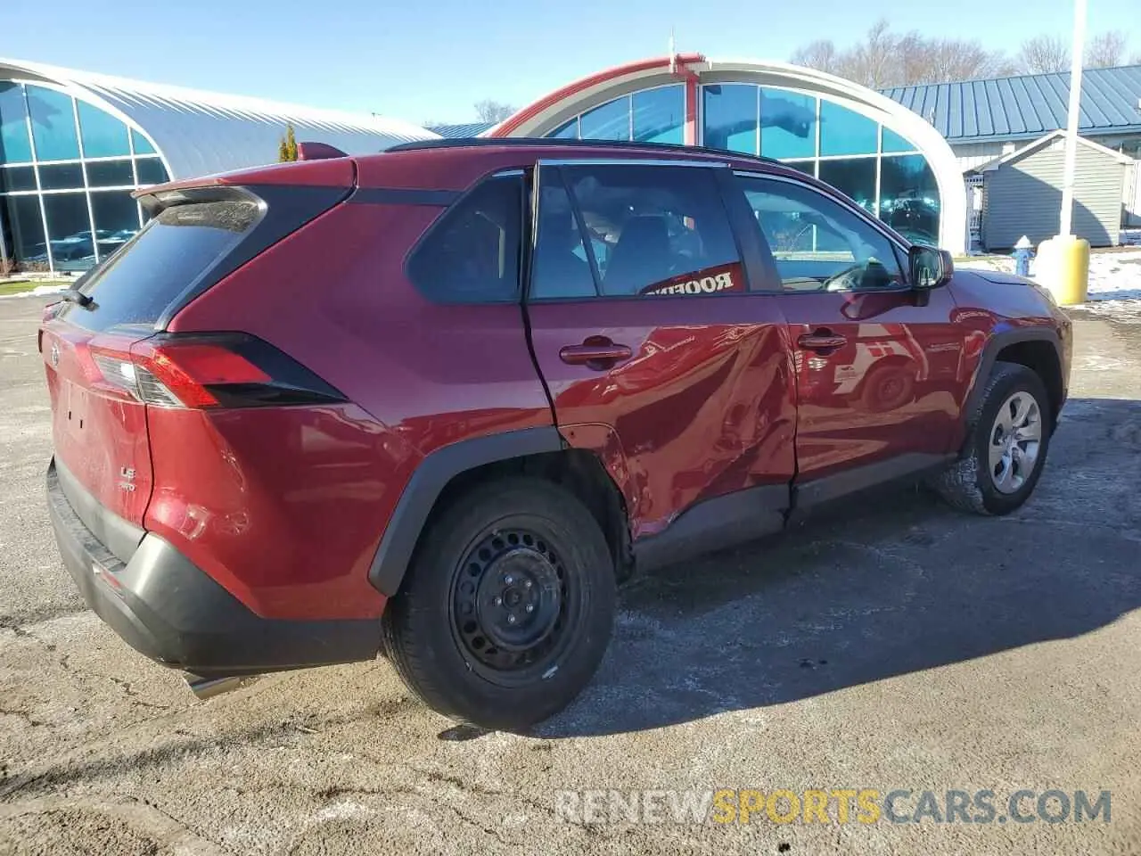 3 Photograph of a damaged car 2T3F1RFV3KW061419 TOYOTA RAV4 2019