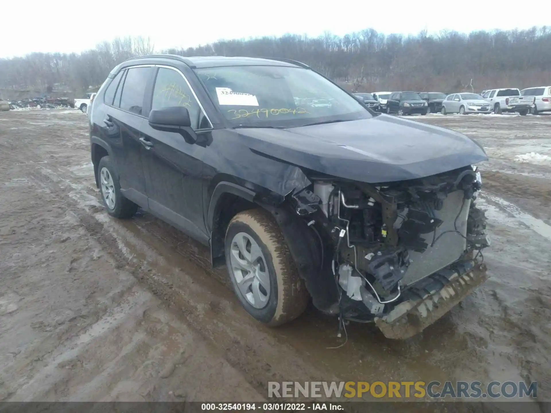 1 Photograph of a damaged car 2T3F1RFV3KW080410 TOYOTA RAV4 2019