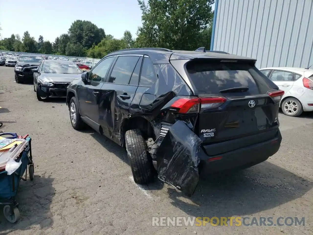 3 Photograph of a damaged car 2T3F1RFV3KW082691 TOYOTA RAV4 2019