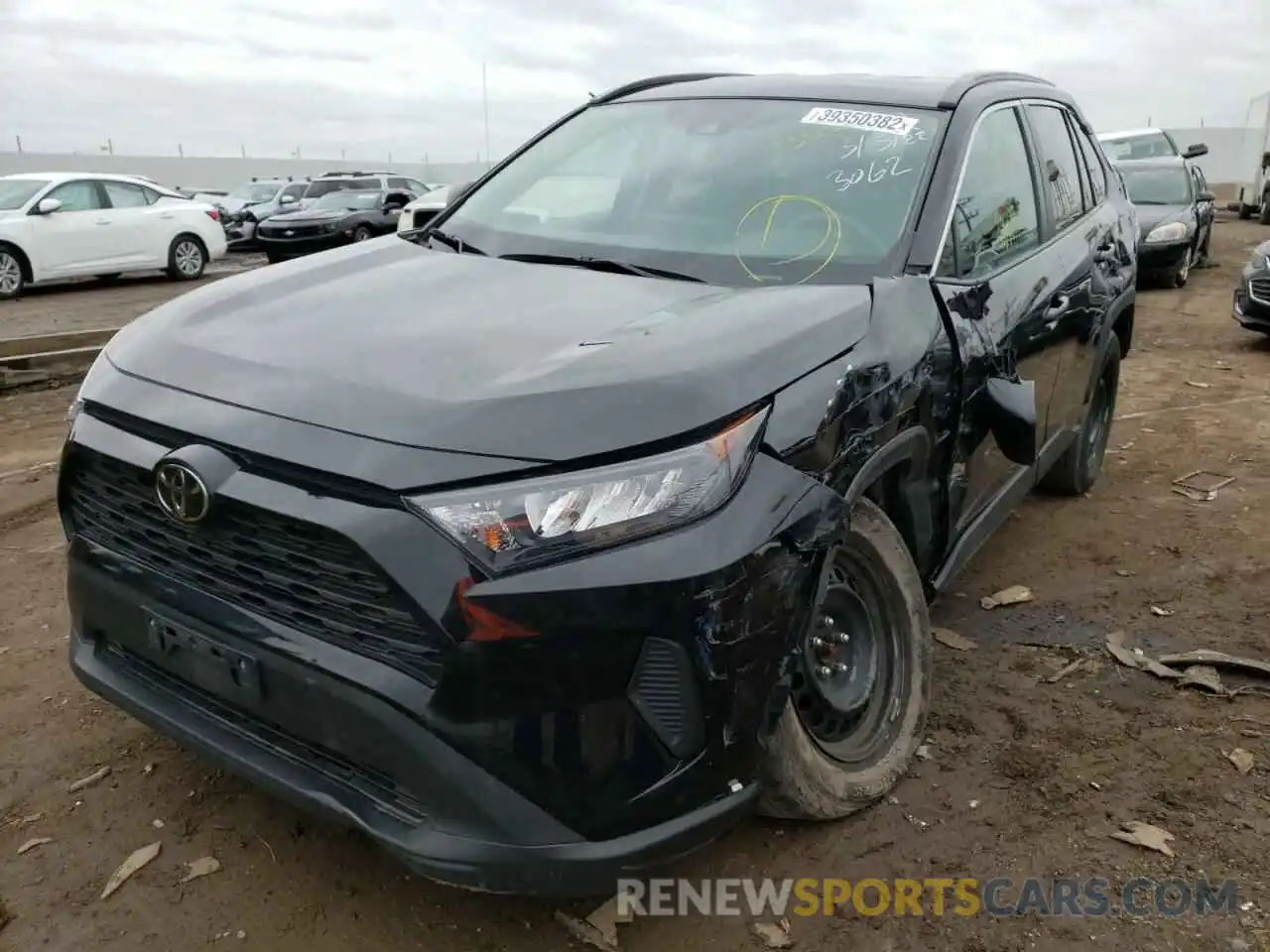 2 Photograph of a damaged car 2T3F1RFV4KC003062 TOYOTA RAV4 2019