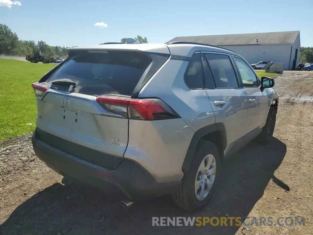 4 Photograph of a damaged car 2T3F1RFV4KC006690 TOYOTA RAV4 2019