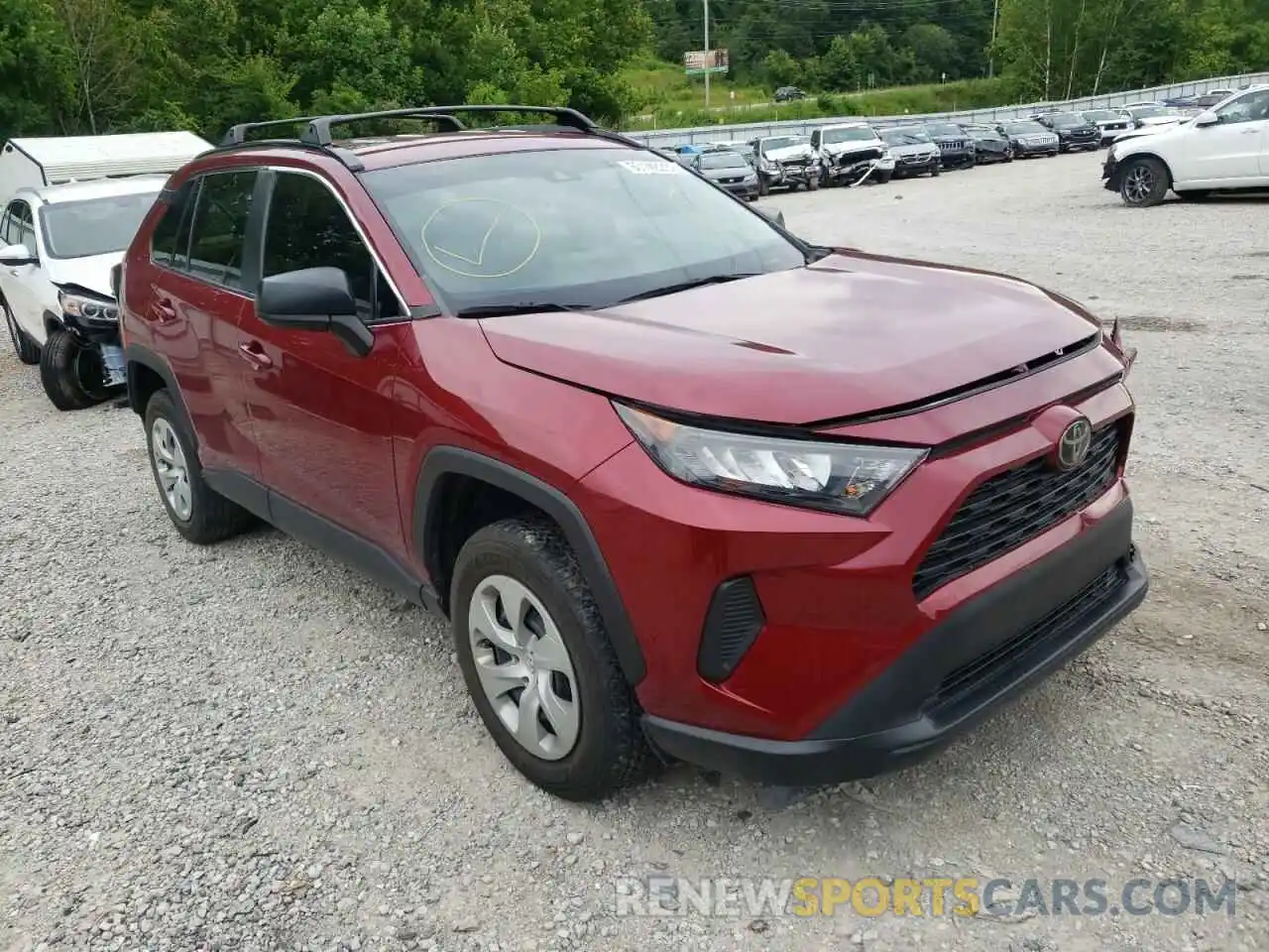 1 Photograph of a damaged car 2T3F1RFV4KC029306 TOYOTA RAV4 2019