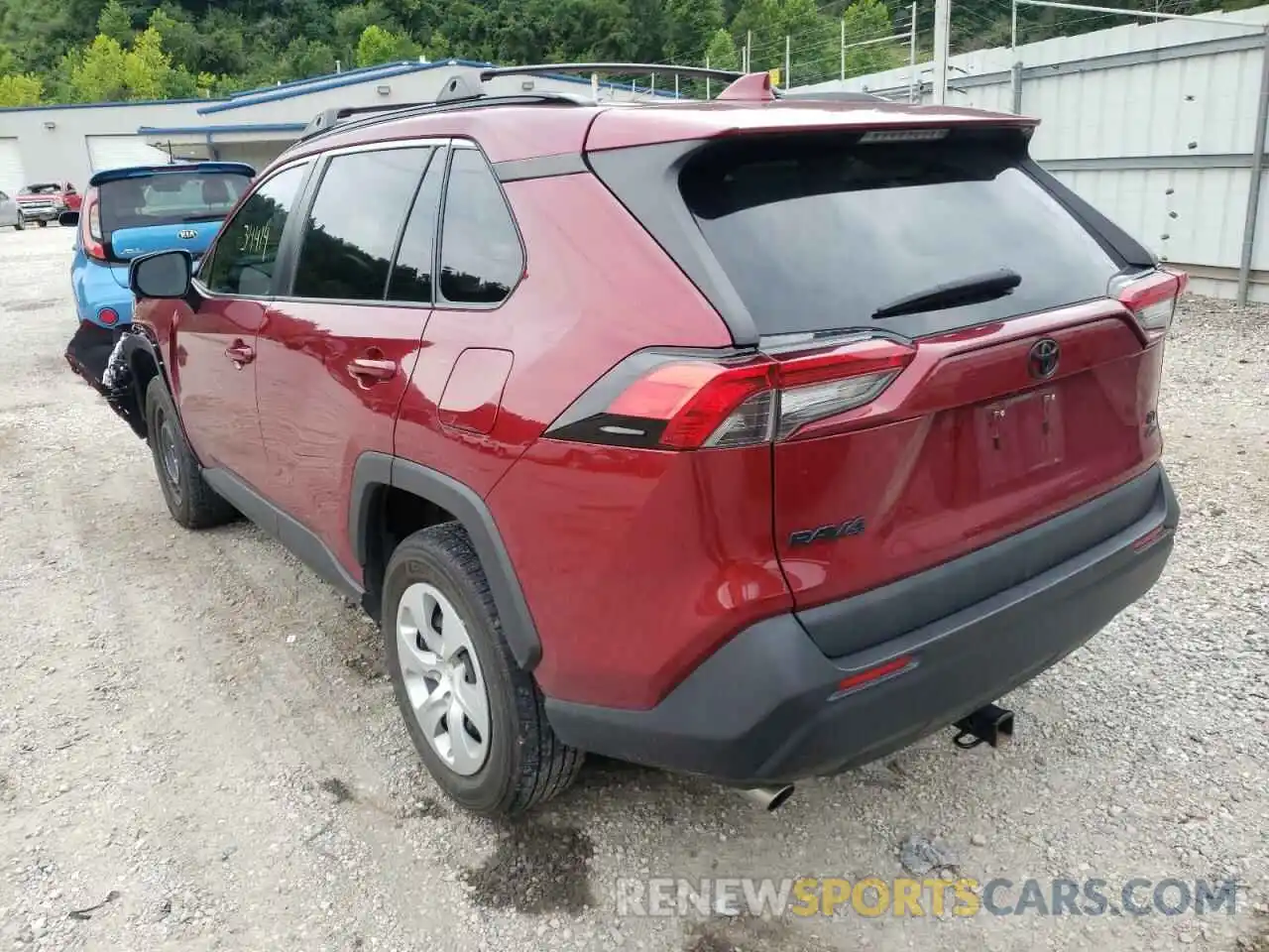 3 Photograph of a damaged car 2T3F1RFV4KC029306 TOYOTA RAV4 2019