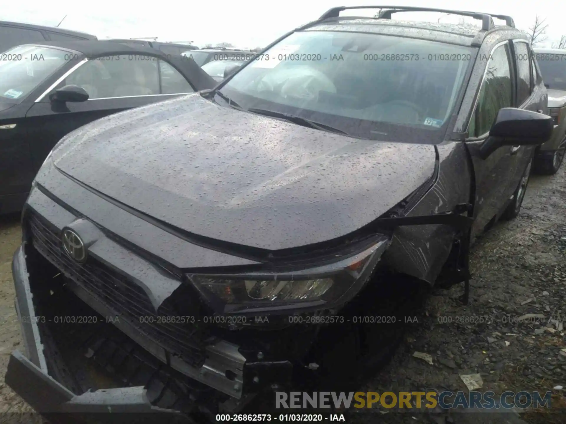 2 Photograph of a damaged car 2T3F1RFV4KC051015 TOYOTA RAV4 2019