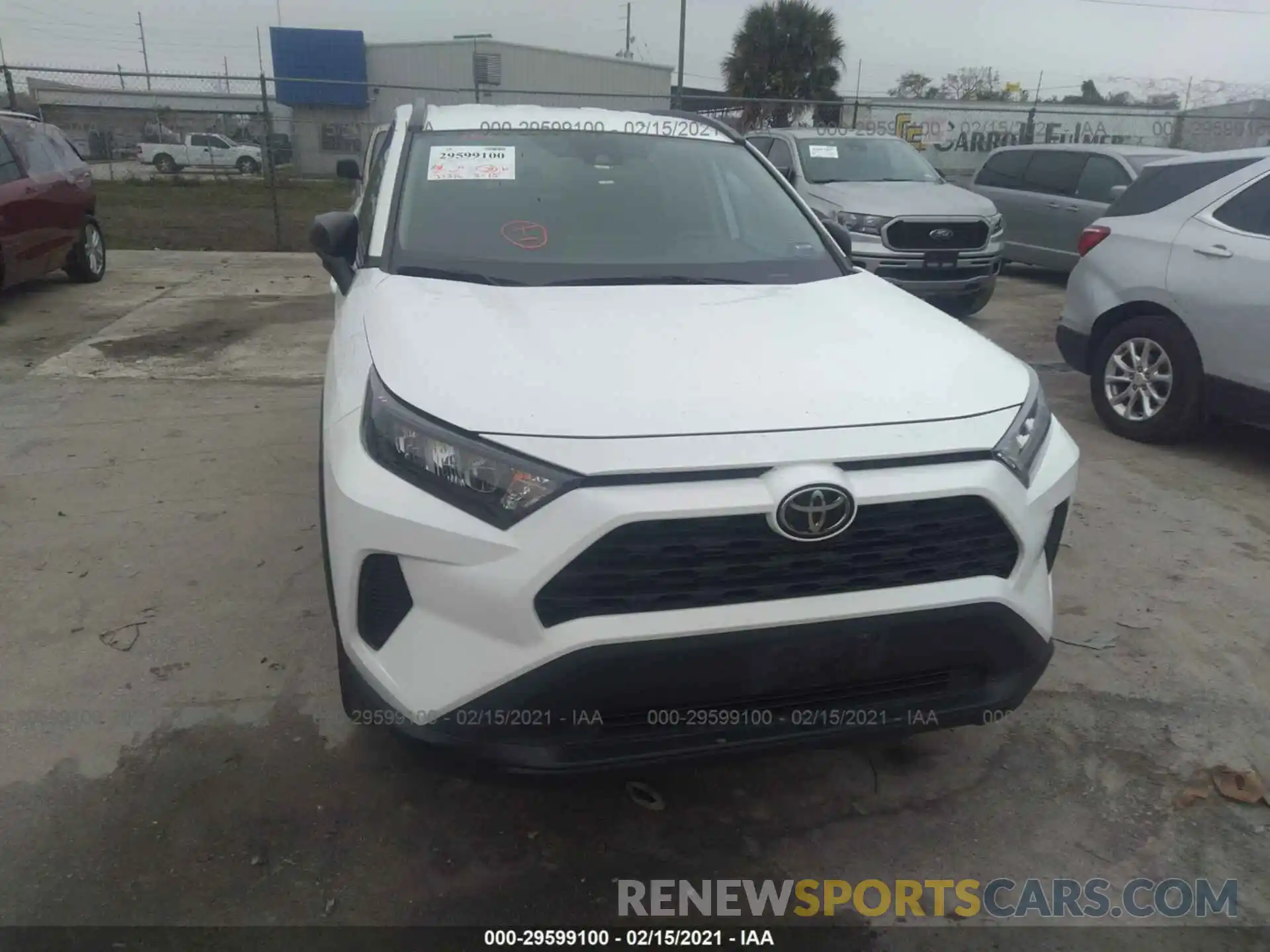 6 Photograph of a damaged car 2T3F1RFV4KW027117 TOYOTA RAV4 2019