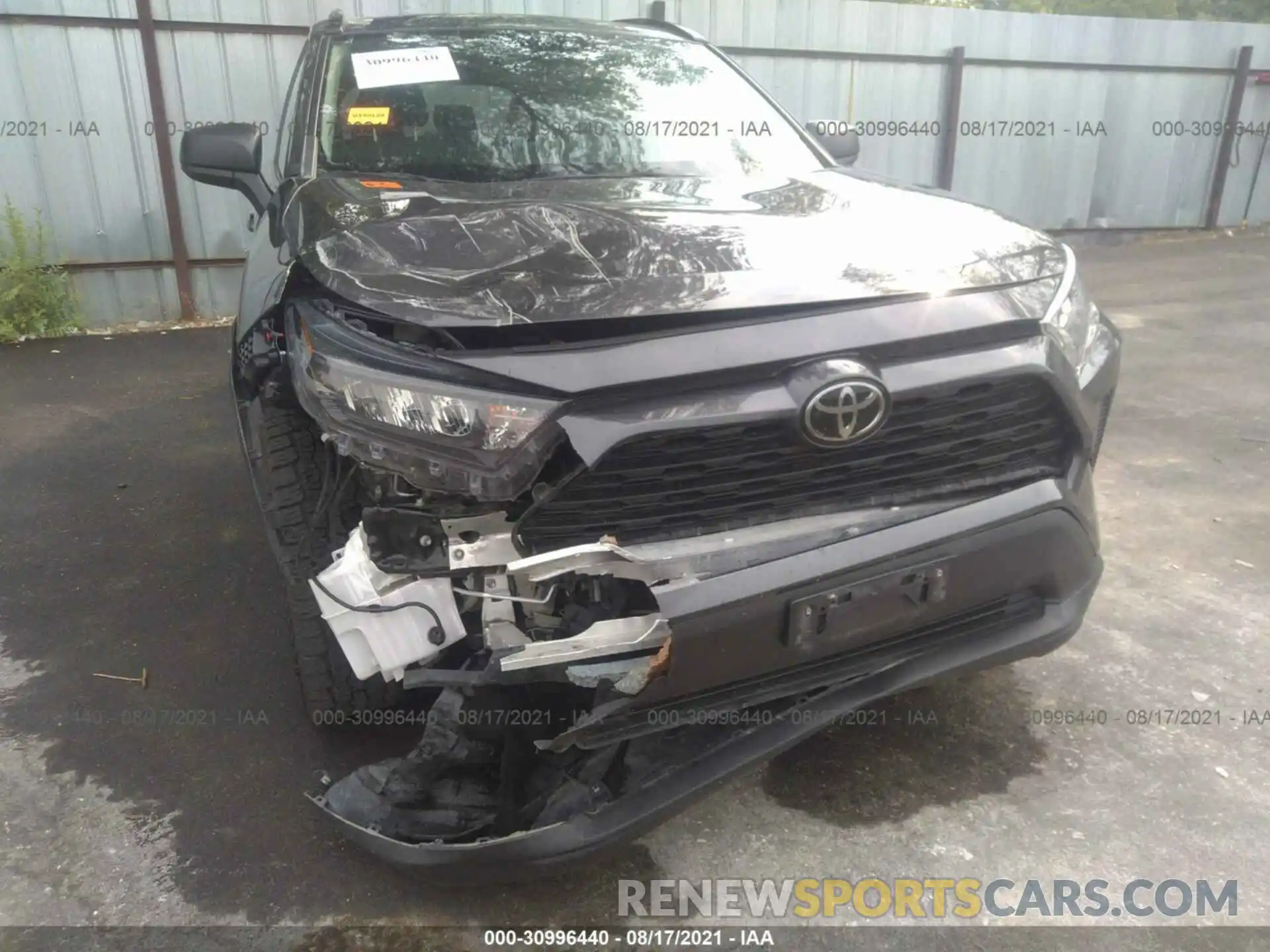 6 Photograph of a damaged car 2T3F1RFV4KW056696 TOYOTA RAV4 2019