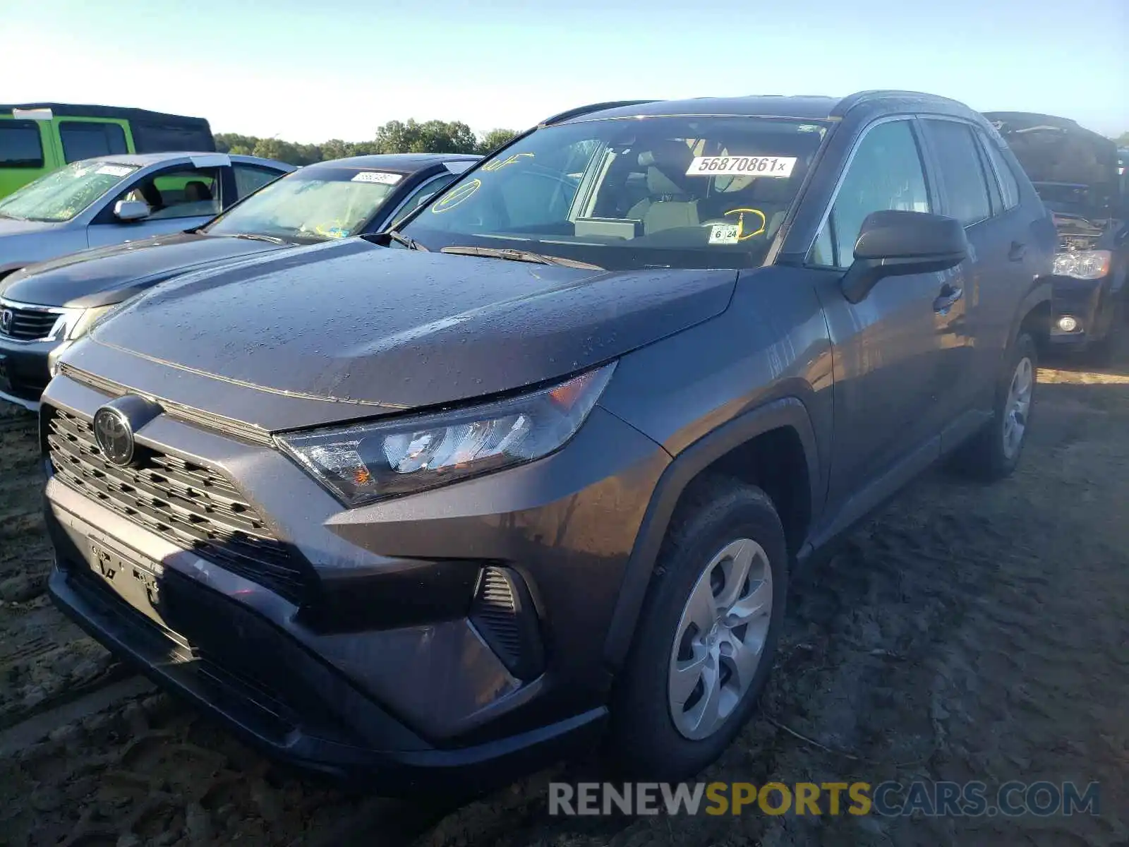 2 Photograph of a damaged car 2T3F1RFV4KW060702 TOYOTA RAV4 2019