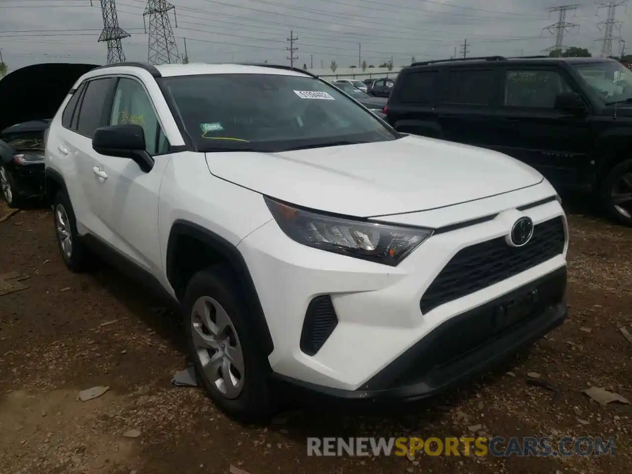 1 Photograph of a damaged car 2T3F1RFV4KW069321 TOYOTA RAV4 2019