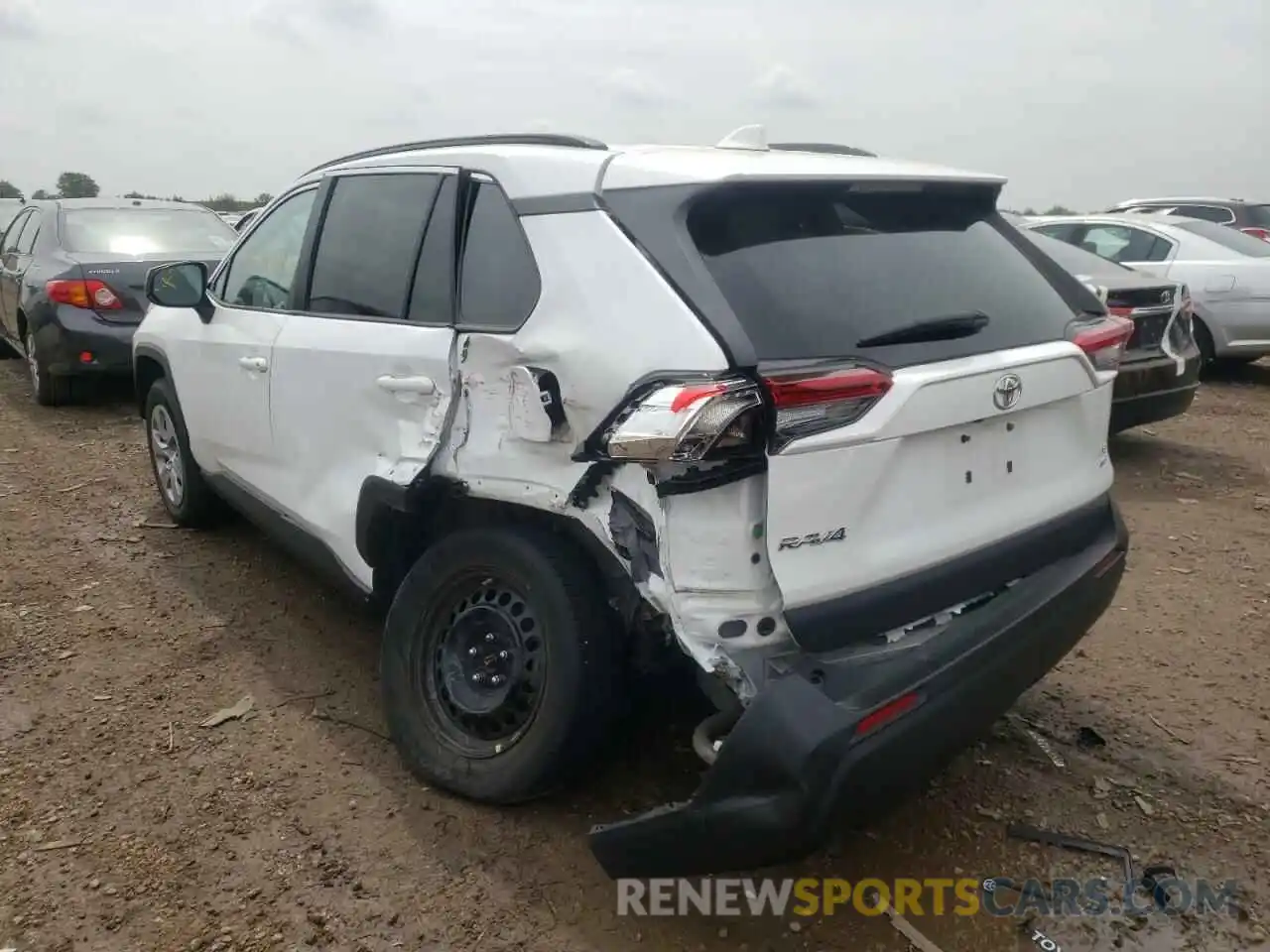 3 Photograph of a damaged car 2T3F1RFV4KW069321 TOYOTA RAV4 2019