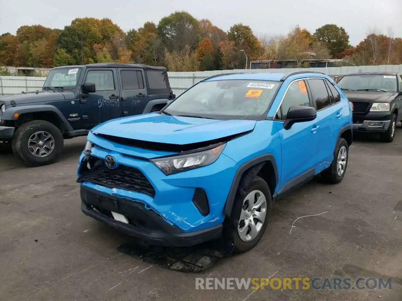 2 Photograph of a damaged car 2T3F1RFV5KC001157 TOYOTA RAV4 2019