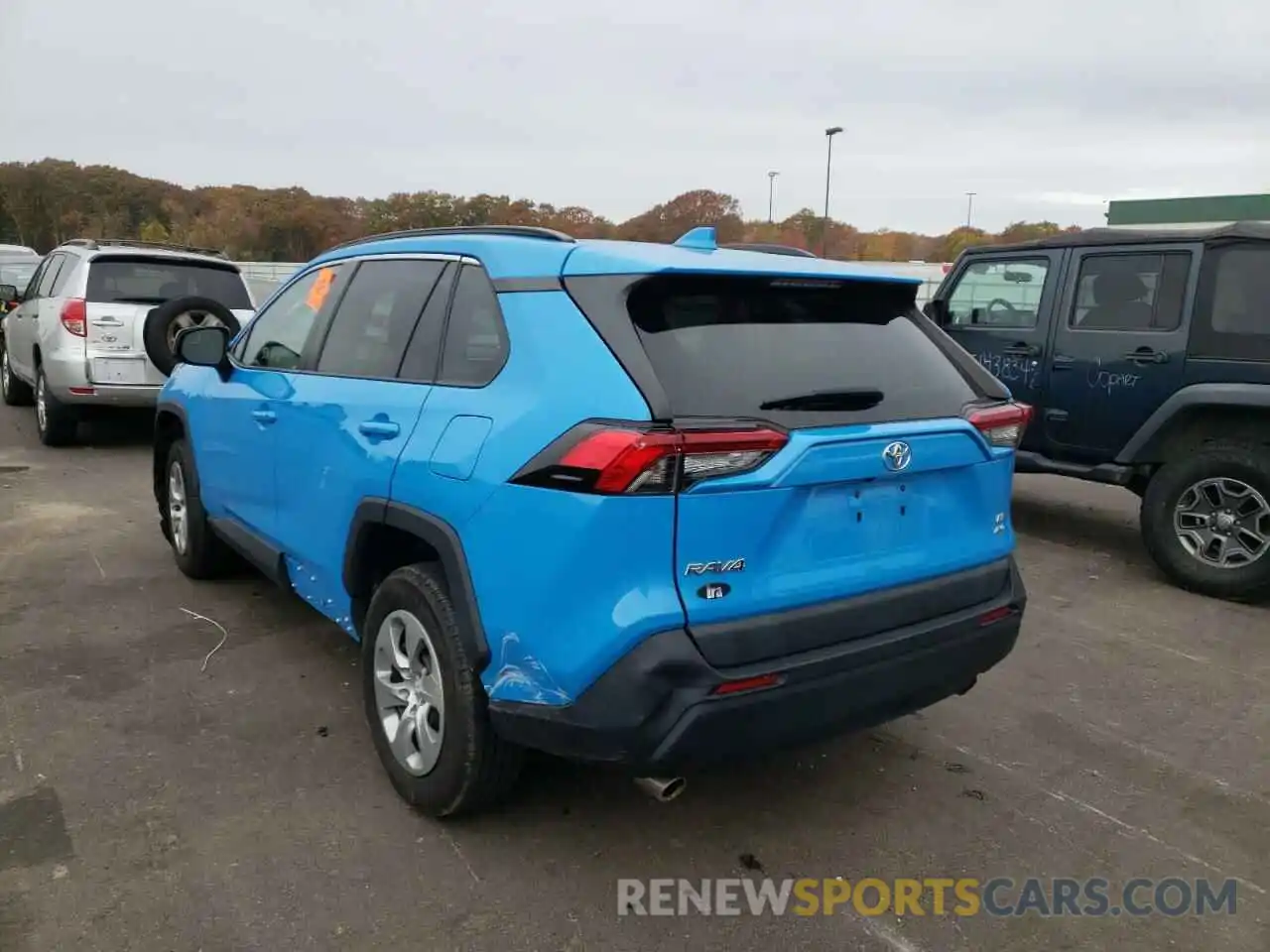 3 Photograph of a damaged car 2T3F1RFV5KC001157 TOYOTA RAV4 2019