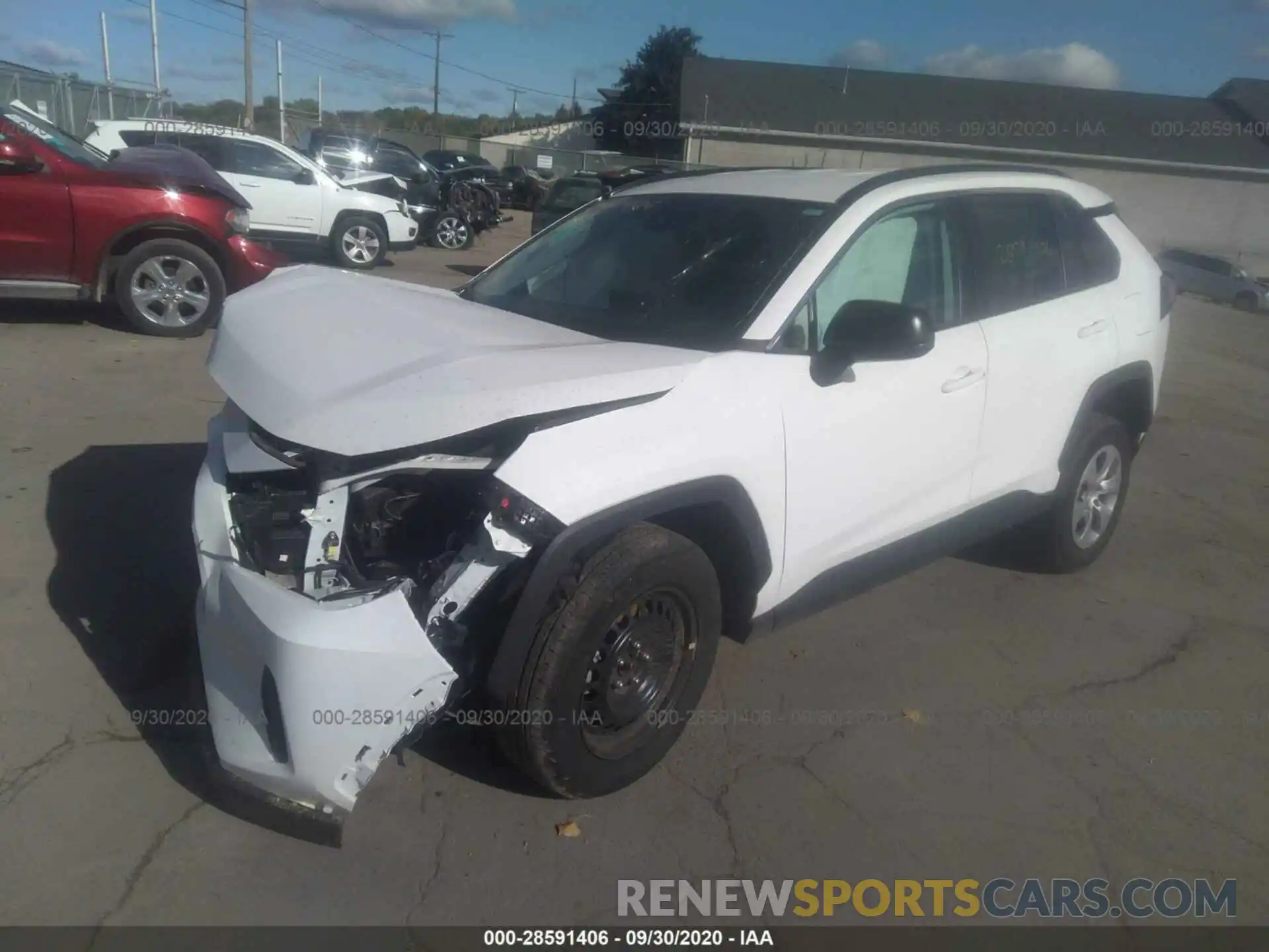 2 Photograph of a damaged car 2T3F1RFV5KC001465 TOYOTA RAV4 2019