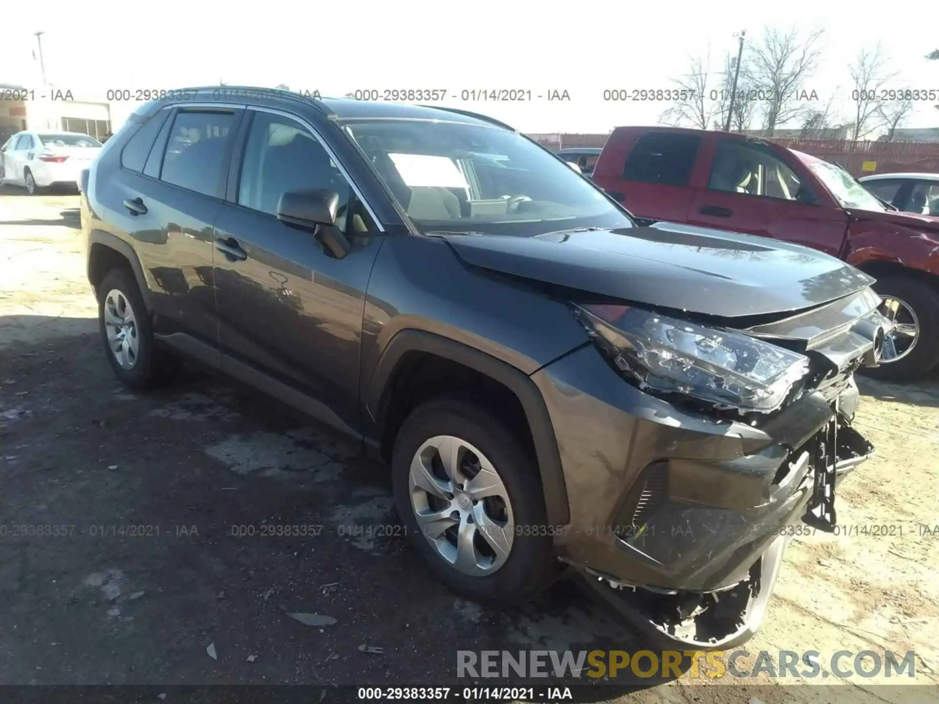 1 Photograph of a damaged car 2T3F1RFV5KC010098 TOYOTA RAV4 2019