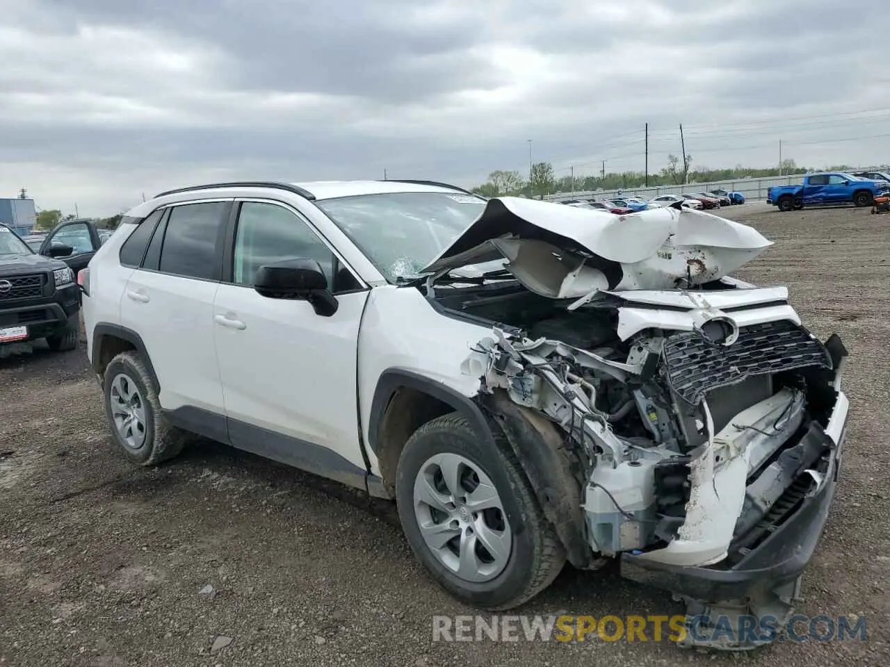 4 Photograph of a damaged car 2T3F1RFV5KC029024 TOYOTA RAV4 2019