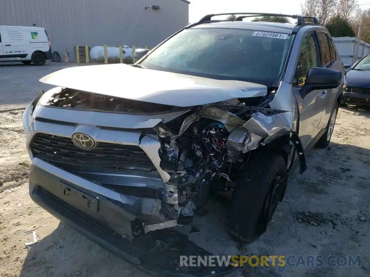 2 Photograph of a damaged car 2T3F1RFV5KC036264 TOYOTA RAV4 2019