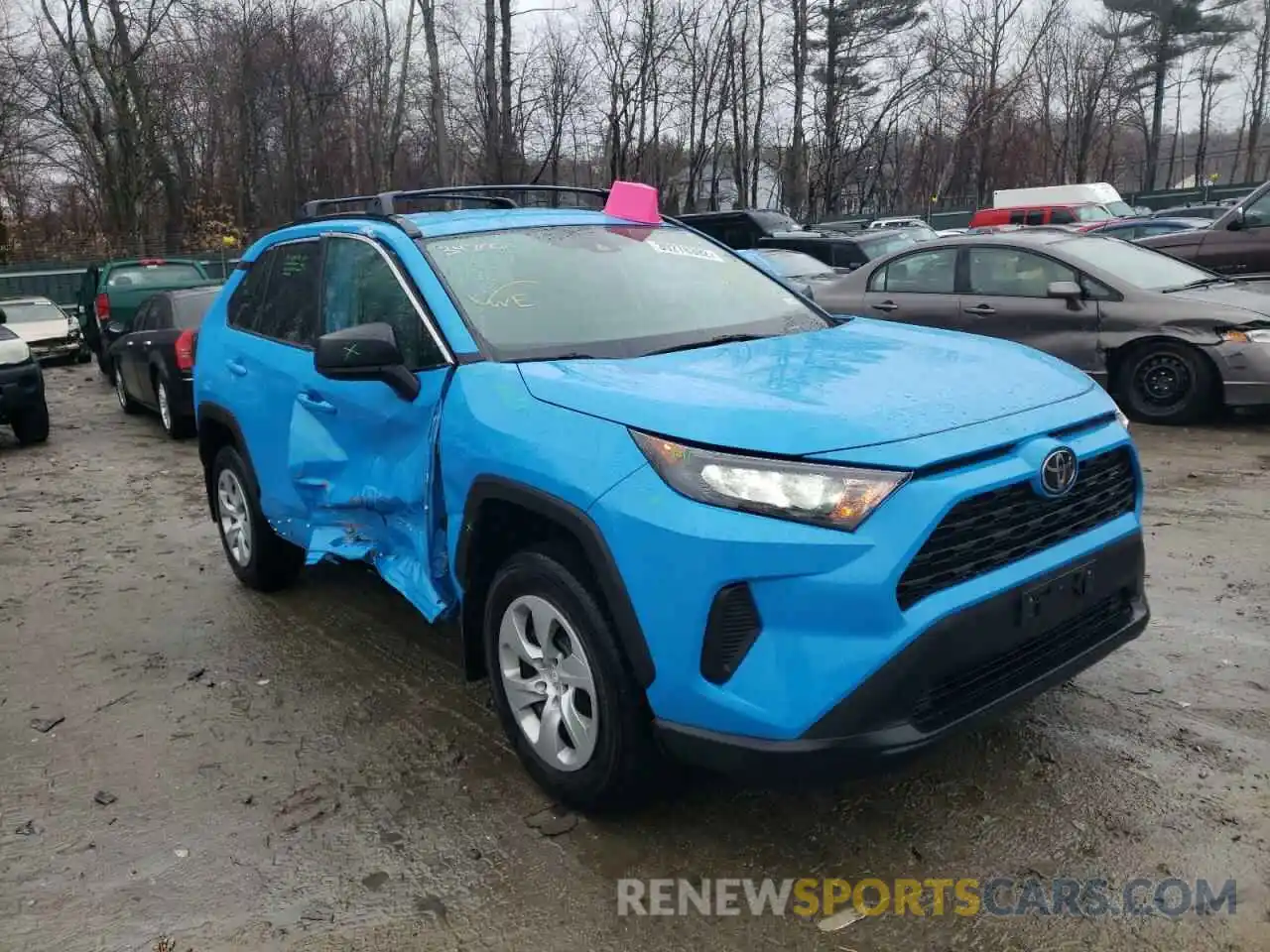 1 Photograph of a damaged car 2T3F1RFV5KC044963 TOYOTA RAV4 2019