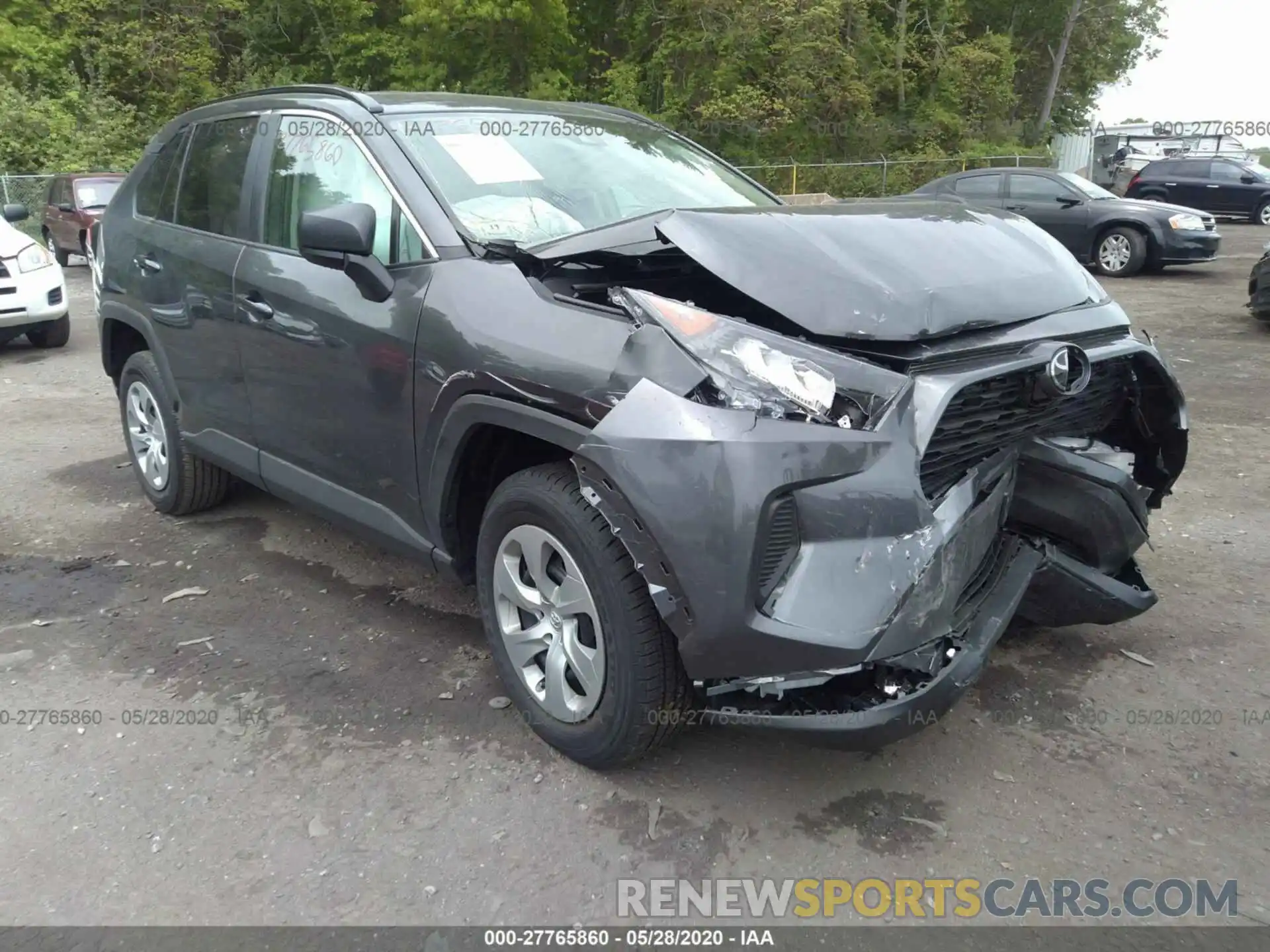 1 Photograph of a damaged car 2T3F1RFV5KC051766 TOYOTA RAV4 2019