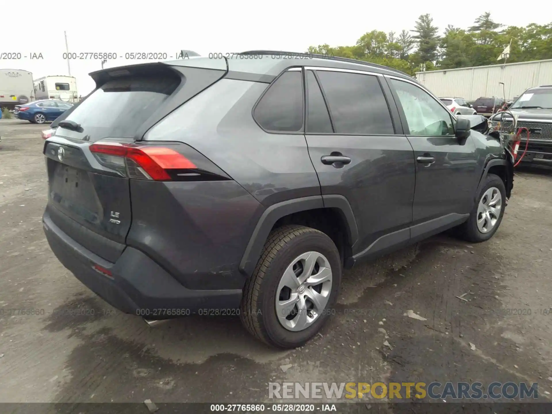 4 Photograph of a damaged car 2T3F1RFV5KC051766 TOYOTA RAV4 2019