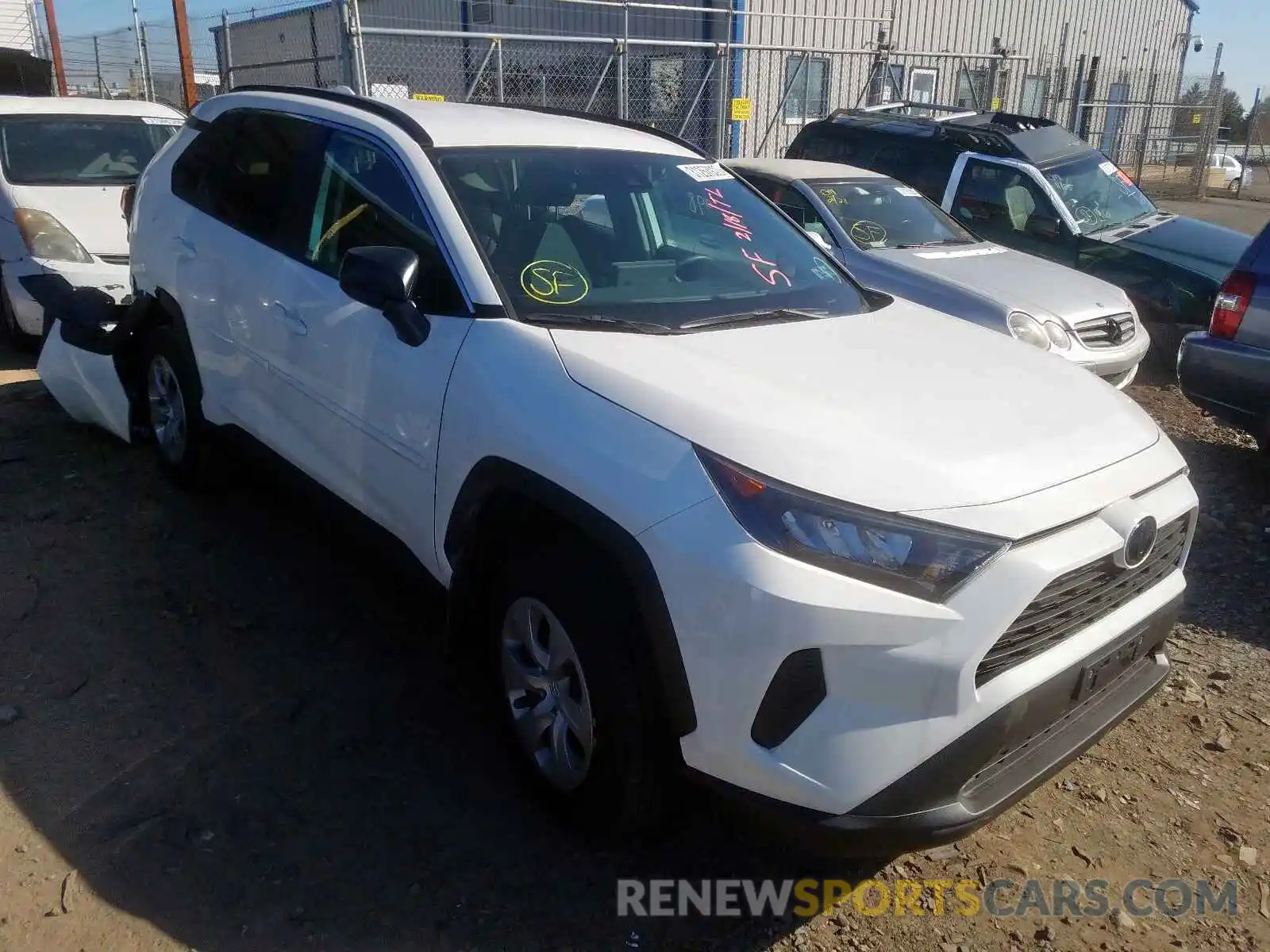 1 Photograph of a damaged car 2T3F1RFV5KC052805 TOYOTA RAV4 2019