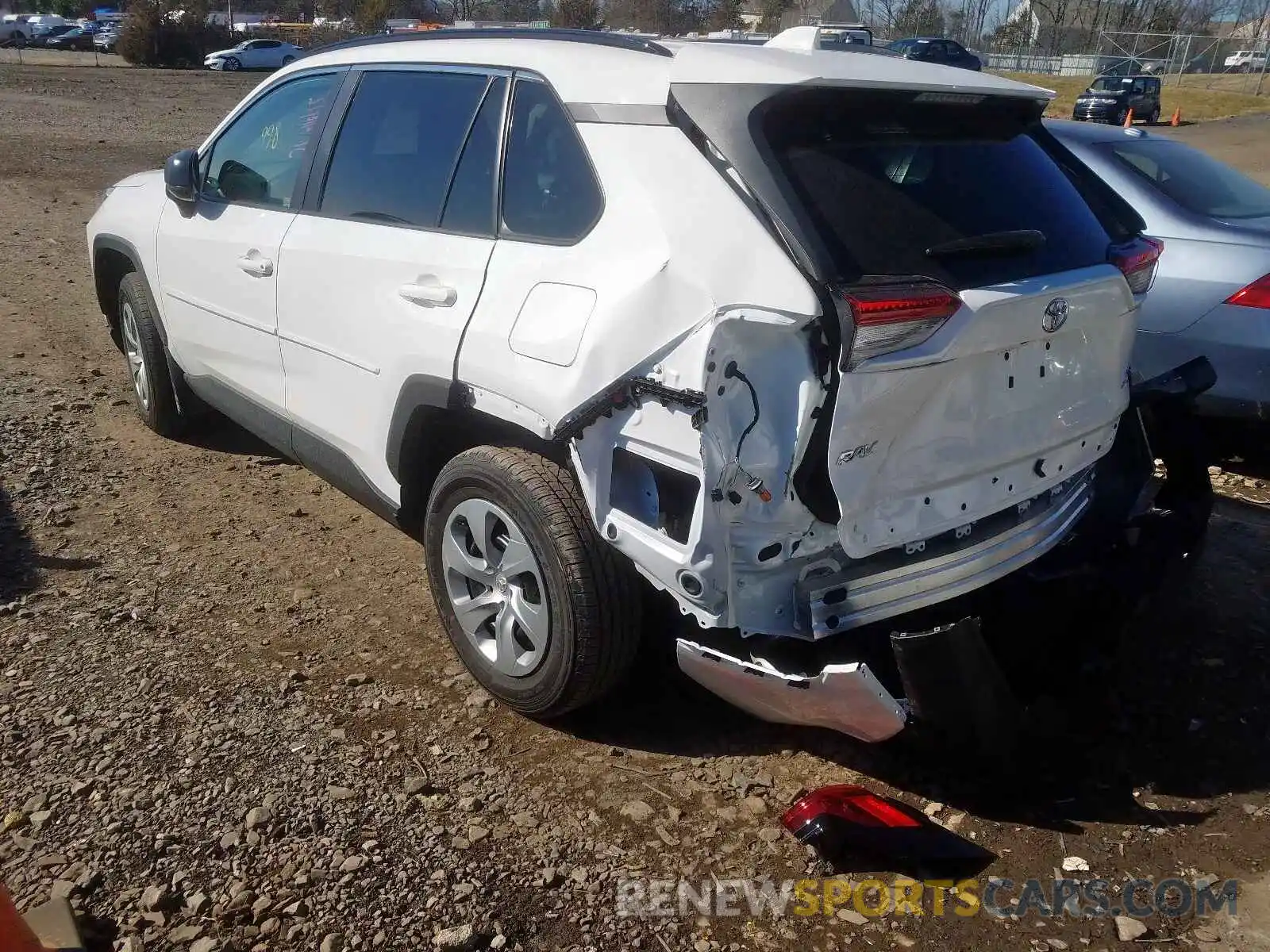 3 Photograph of a damaged car 2T3F1RFV5KC052805 TOYOTA RAV4 2019