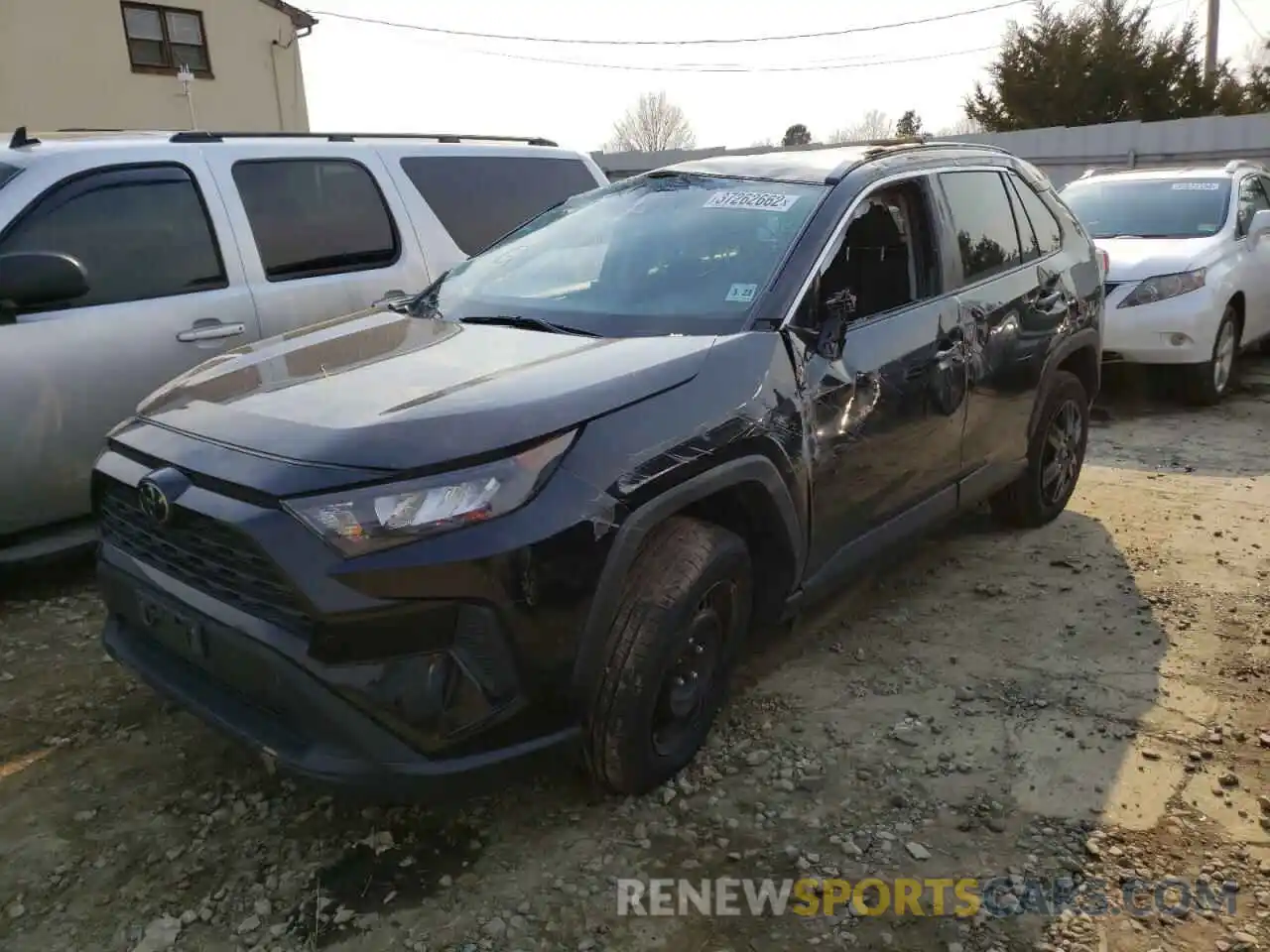 2 Photograph of a damaged car 2T3F1RFV5KW030298 TOYOTA RAV4 2019