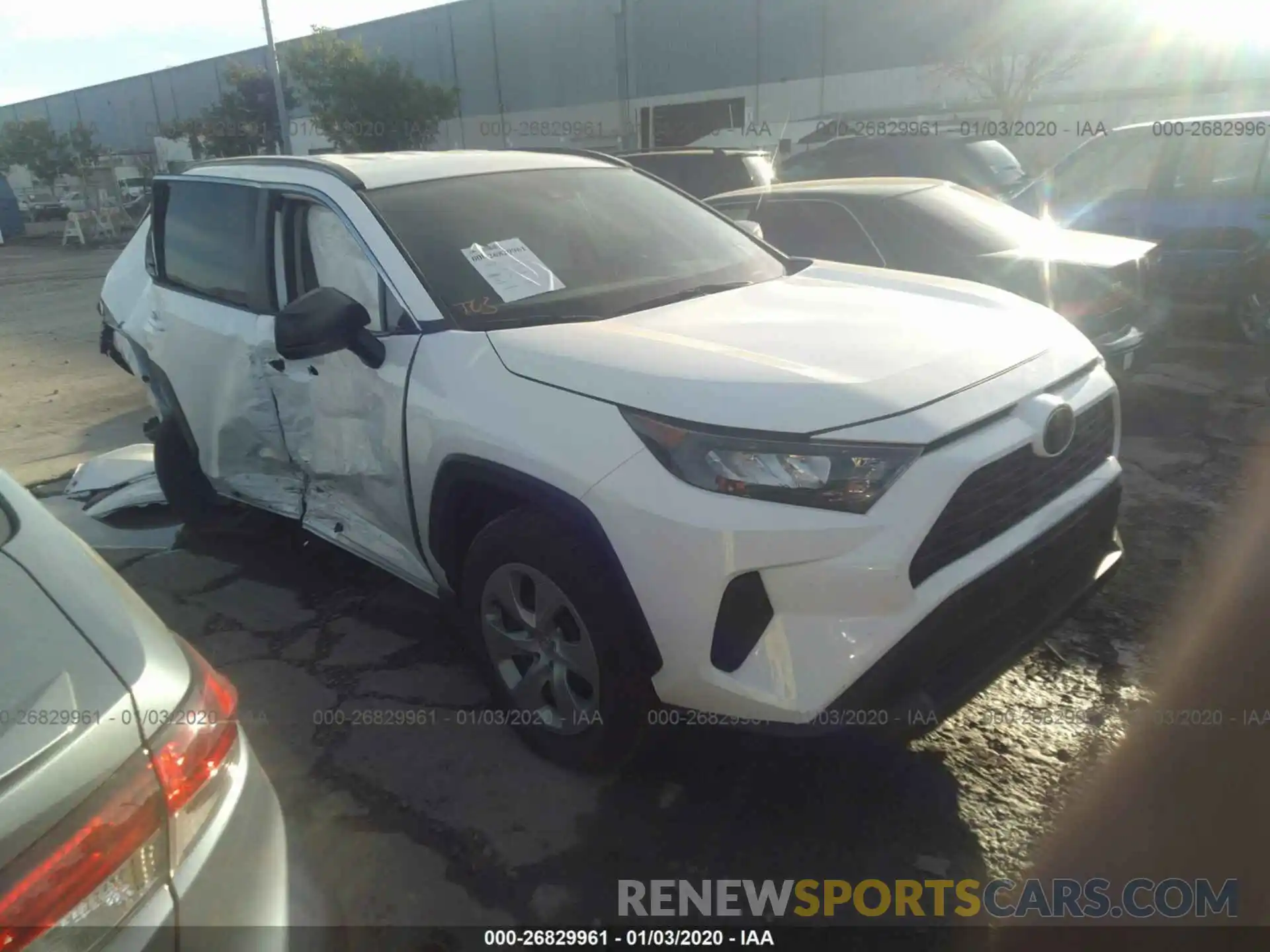 1 Photograph of a damaged car 2T3F1RFV5KW051863 TOYOTA RAV4 2019