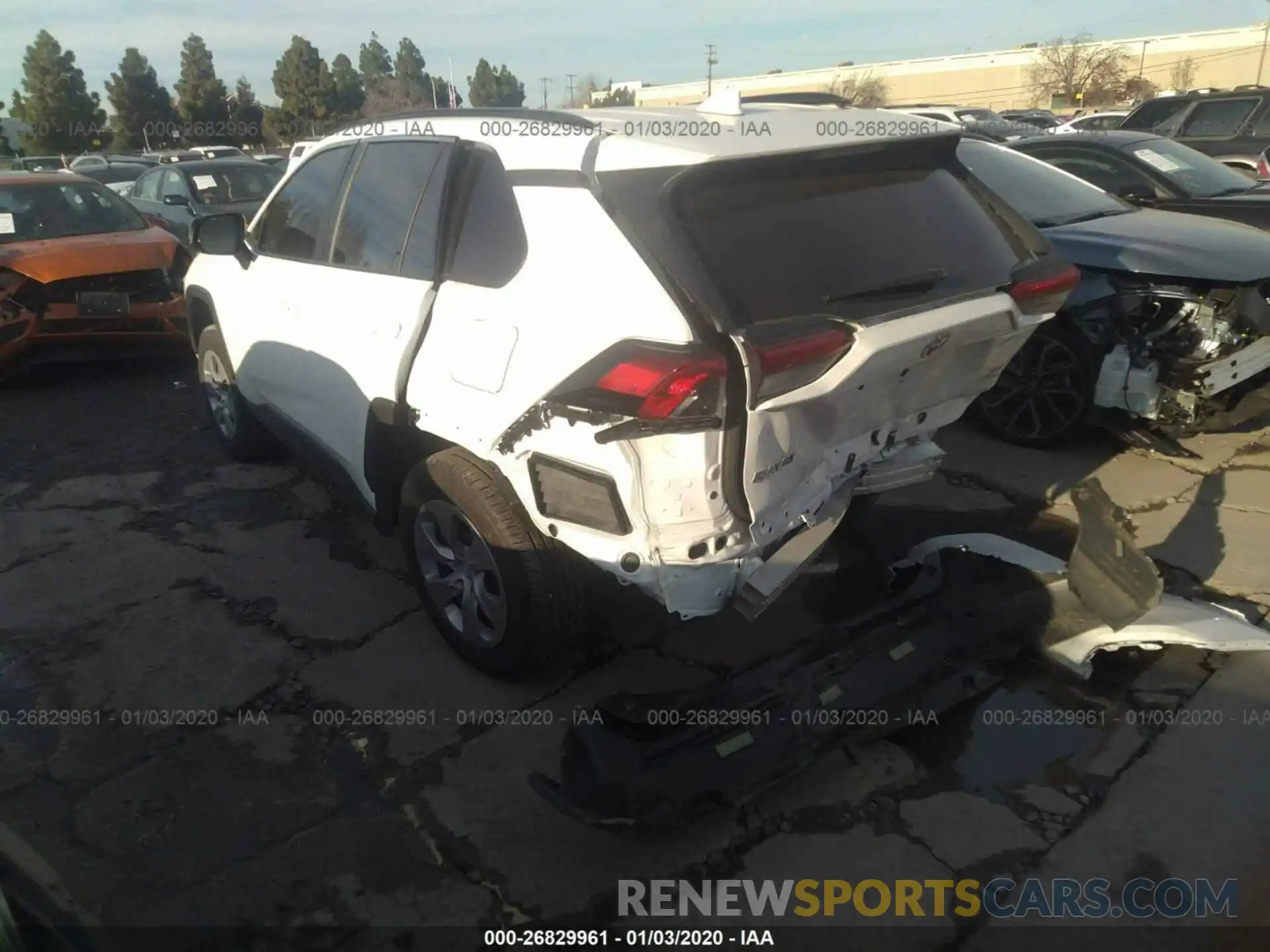 3 Photograph of a damaged car 2T3F1RFV5KW051863 TOYOTA RAV4 2019