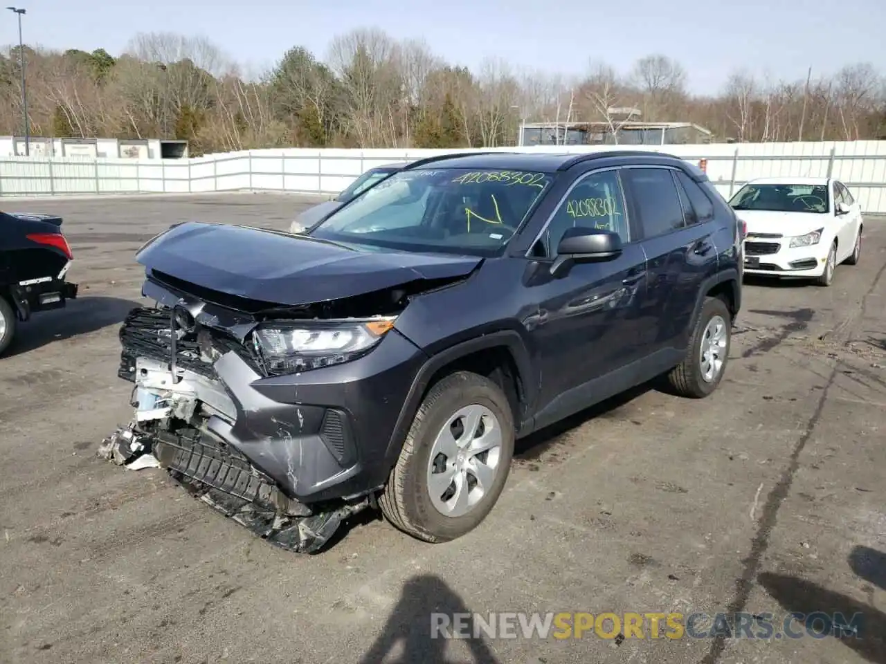 2 Photograph of a damaged car 2T3F1RFV5KW053936 TOYOTA RAV4 2019