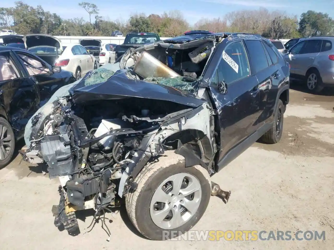 2 Photograph of a damaged car 2T3F1RFV6KC010191 TOYOTA RAV4 2019