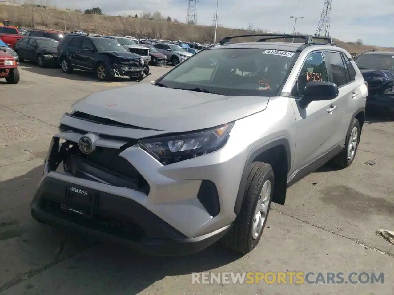 2 Photograph of a damaged car 2T3F1RFV6KC012457 TOYOTA RAV4 2019