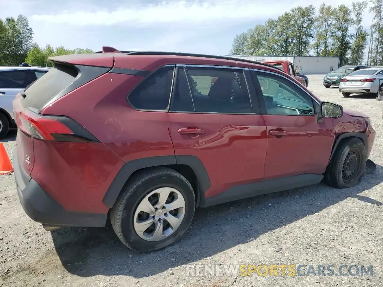 3 Photograph of a damaged car 2T3F1RFV6KC017948 TOYOTA RAV4 2019
