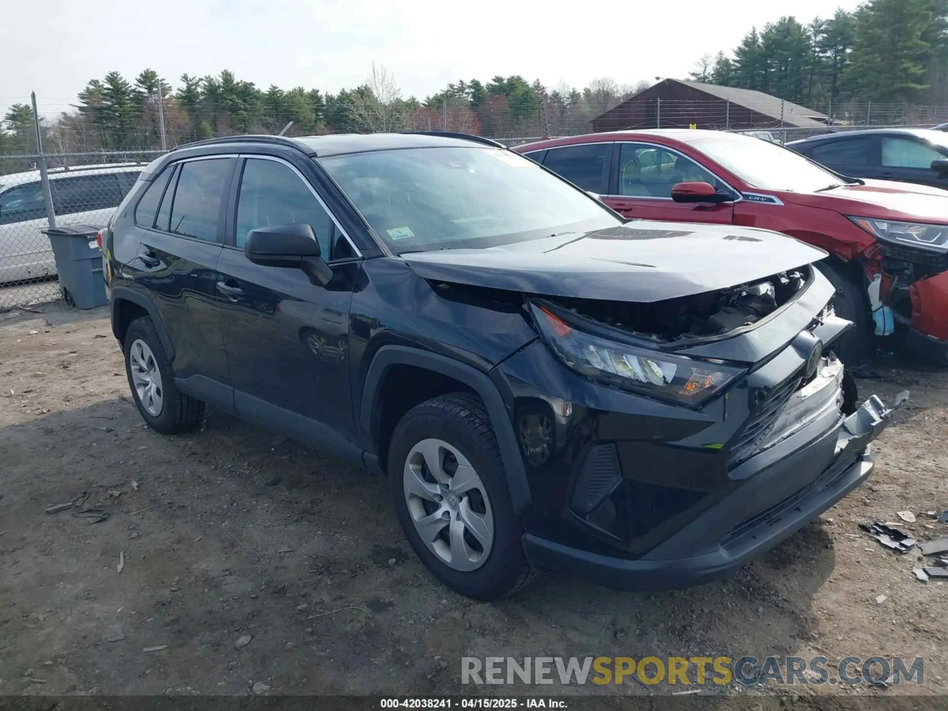 1 Photograph of a damaged car 2T3F1RFV6KC026259 TOYOTA RAV4 2019