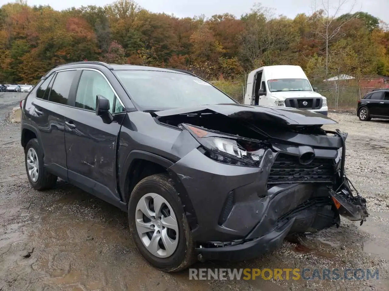 1 Photograph of a damaged car 2T3F1RFV6KC030683 TOYOTA RAV4 2019