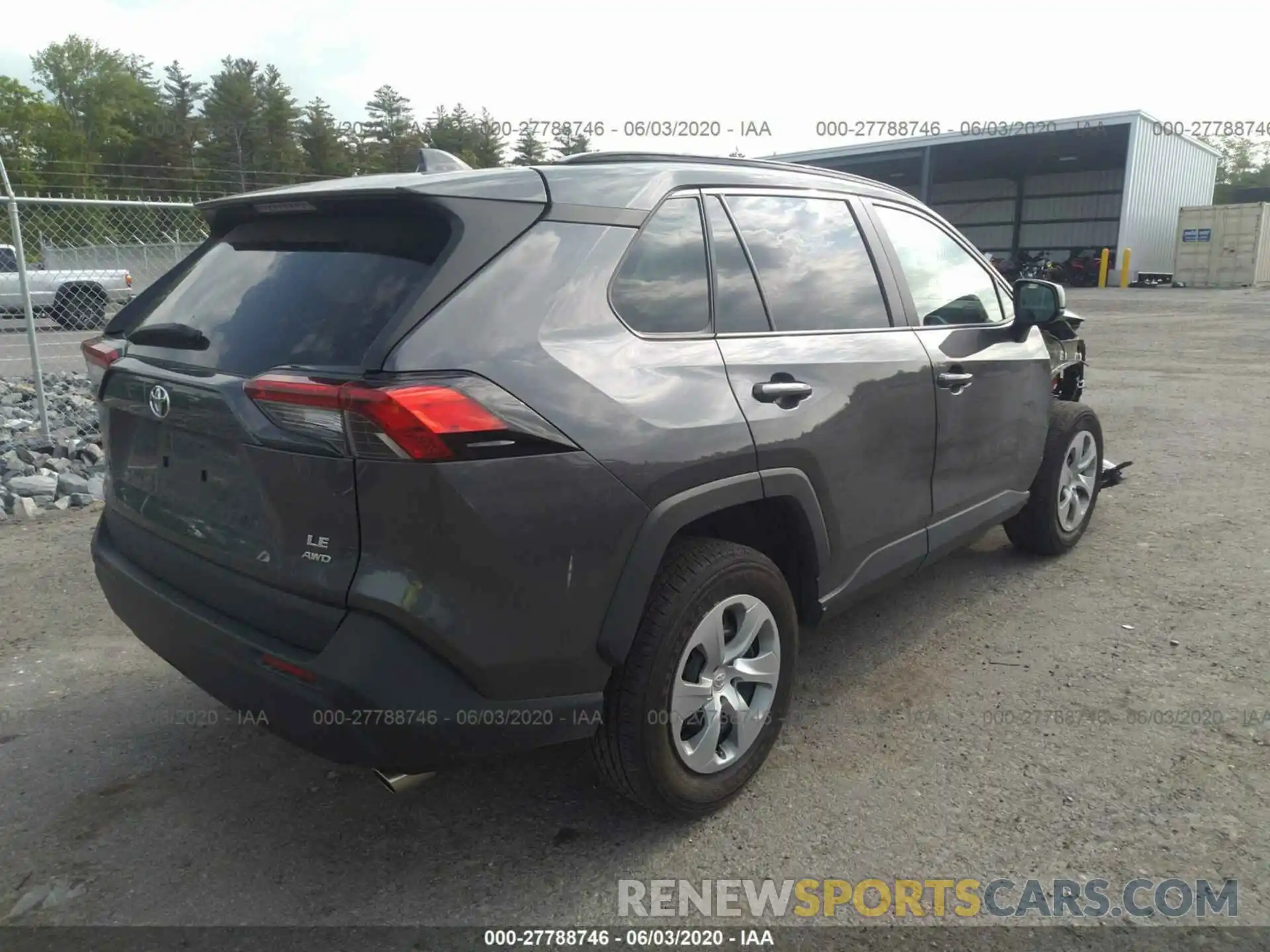 4 Photograph of a damaged car 2T3F1RFV6KC037813 TOYOTA RAV4 2019