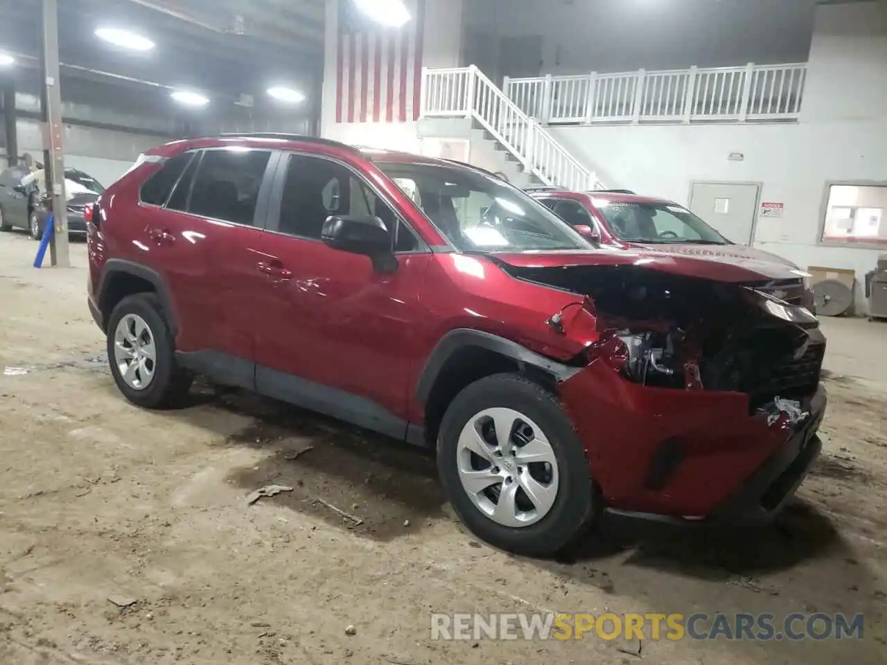 4 Photograph of a damaged car 2T3F1RFV6KC048133 TOYOTA RAV4 2019