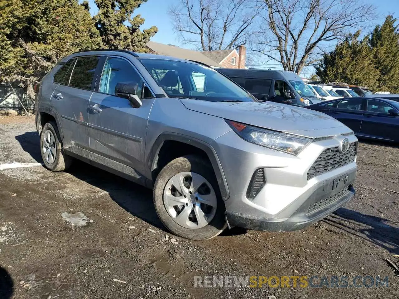 4 Photograph of a damaged car 2T3F1RFV6KC058189 TOYOTA RAV4 2019