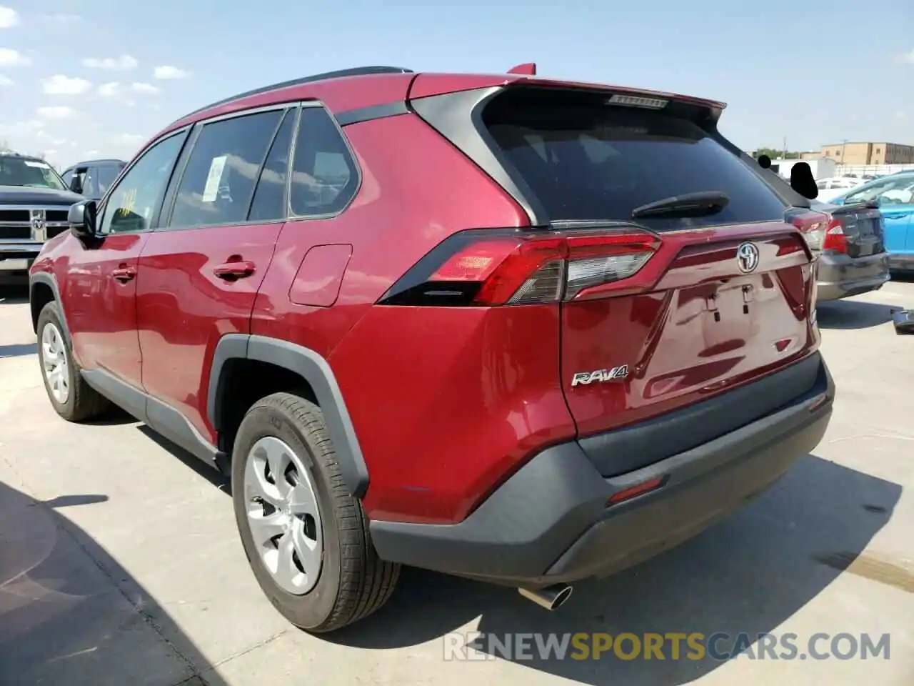 3 Photograph of a damaged car 2T3F1RFV6KW019505 TOYOTA RAV4 2019