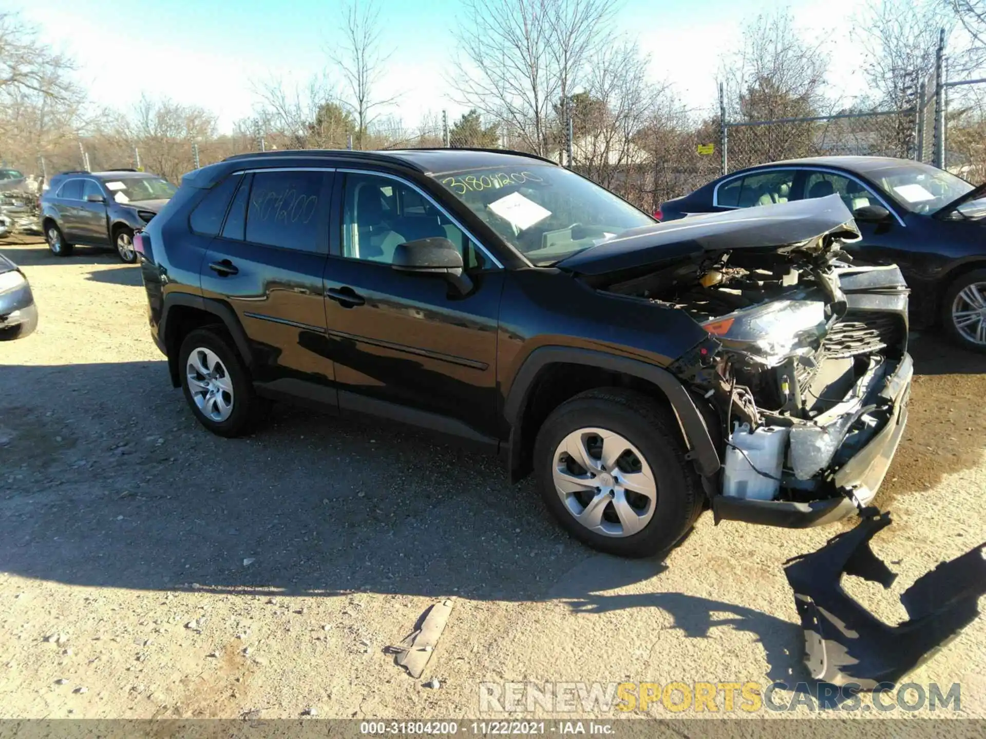 1 Photograph of a damaged car 2T3F1RFV6KW053864 TOYOTA RAV4 2019