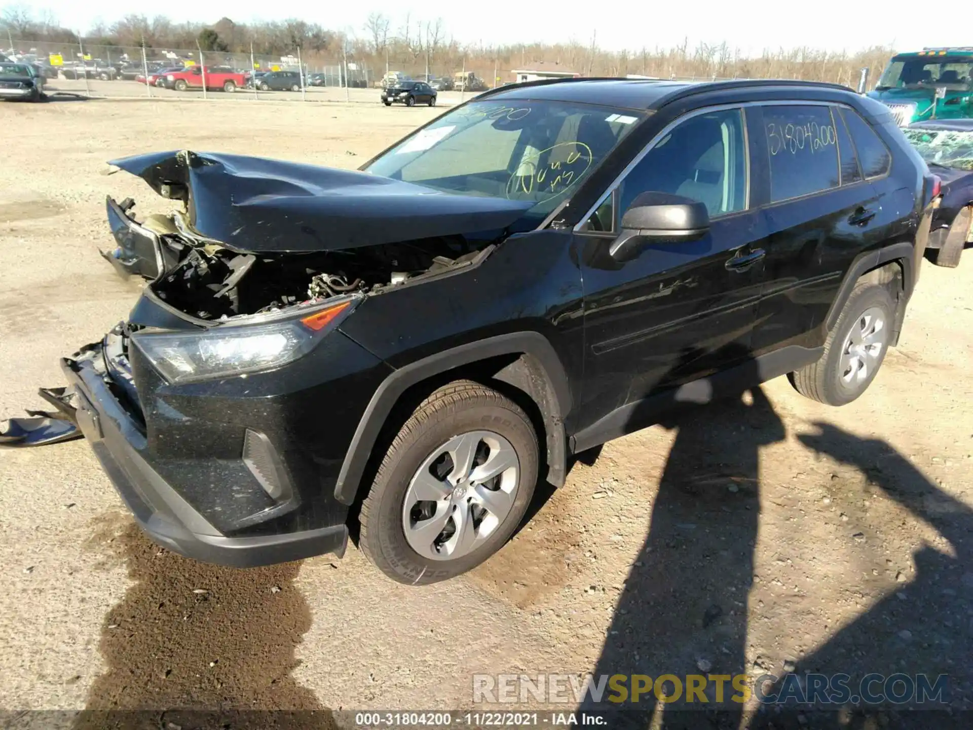 2 Photograph of a damaged car 2T3F1RFV6KW053864 TOYOTA RAV4 2019