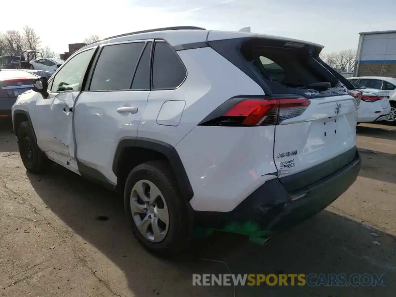 2 Photograph of a damaged car 2T3F1RFV6KW064363 TOYOTA RAV4 2019