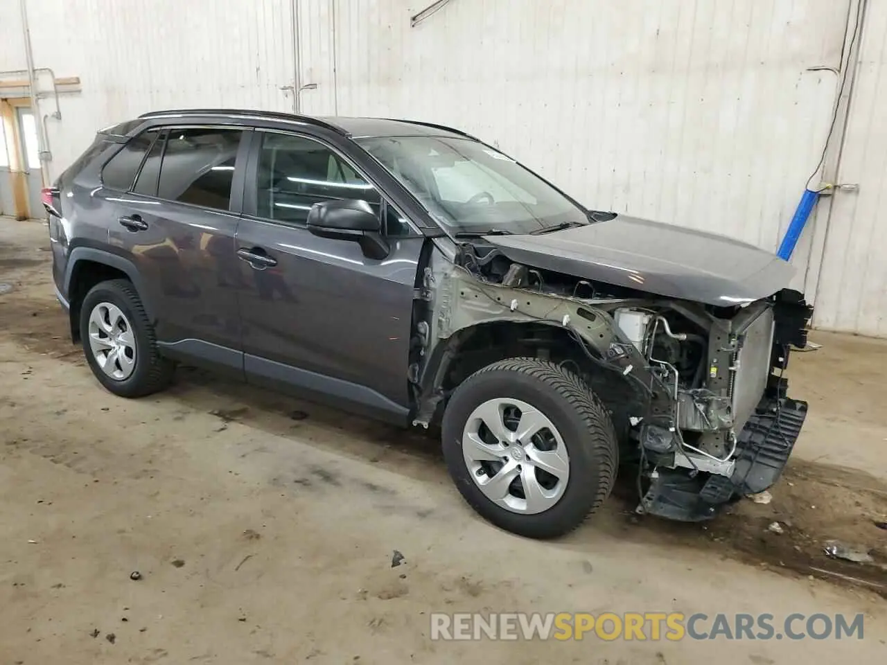 4 Photograph of a damaged car 2T3F1RFV6KW066131 TOYOTA RAV4 2019