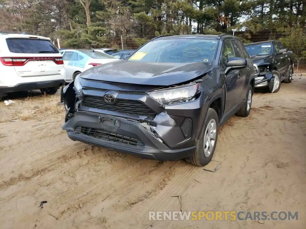 2 Photograph of a damaged car 2T3F1RFV6KW071989 TOYOTA RAV4 2019