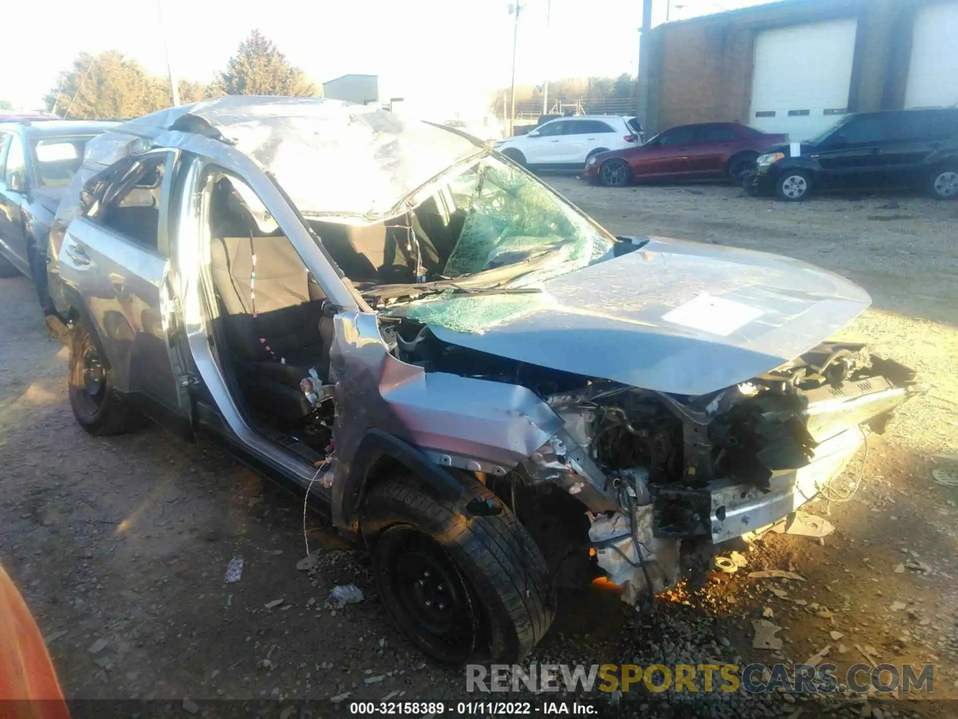 1 Photograph of a damaged car 2T3F1RFV7KC002276 TOYOTA RAV4 2019