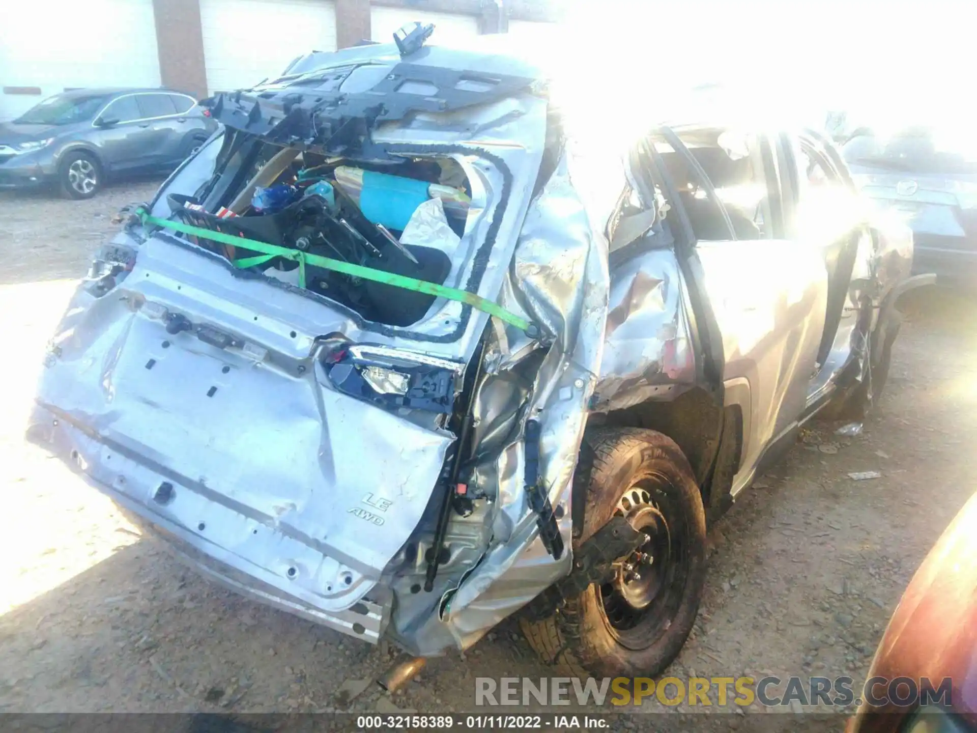 4 Photograph of a damaged car 2T3F1RFV7KC002276 TOYOTA RAV4 2019