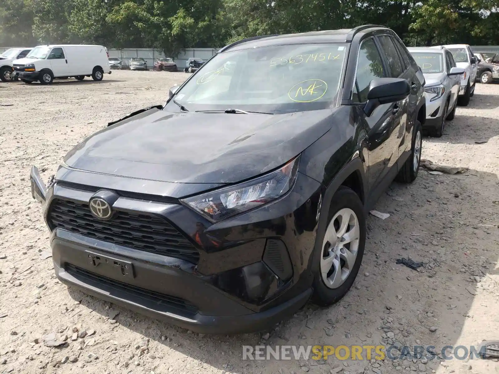 2 Photograph of a damaged car 2T3F1RFV7KC016405 TOYOTA RAV4 2019