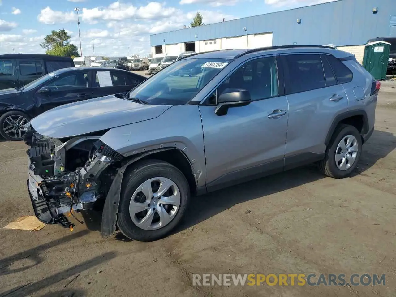 1 Photograph of a damaged car 2T3F1RFV7KC021829 TOYOTA RAV4 2019